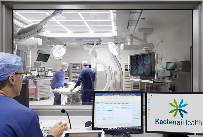 Kootenai Operating Room Ceiling System